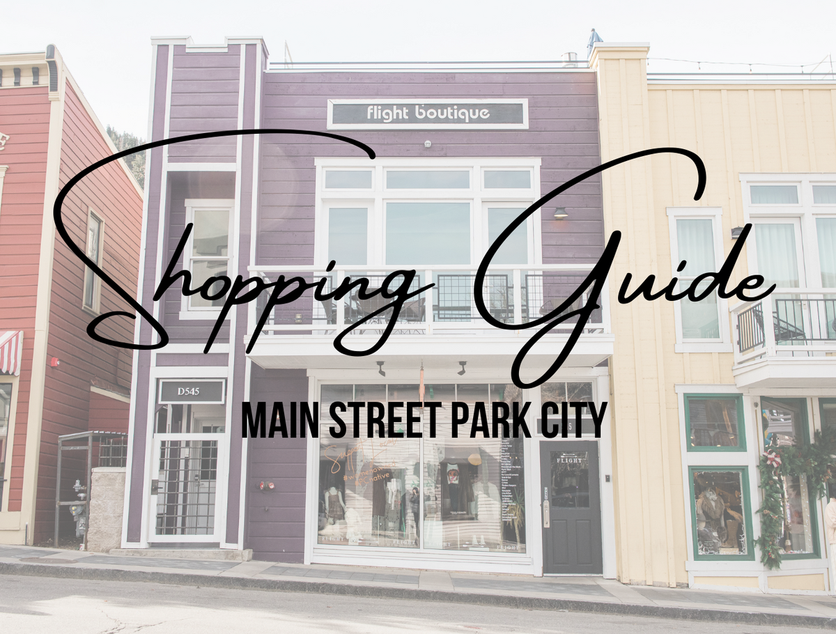 Where to shop on Main Street Park City Utah