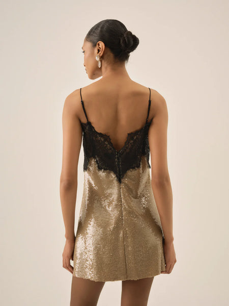 sylvie sequin mini dress
