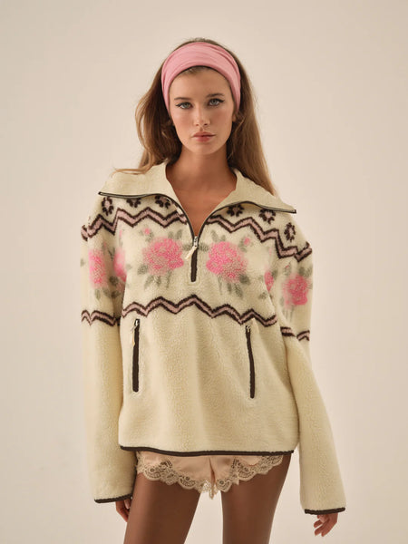posey sherpa pullover