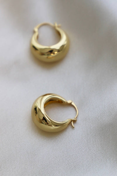 coco chunky hoop earrings