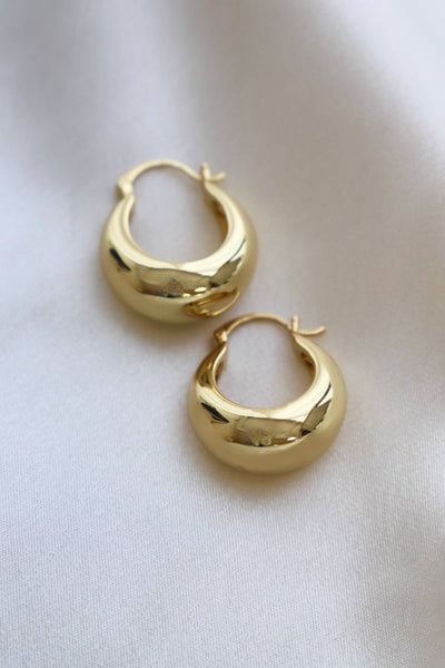 coco chunky hoop earrings
