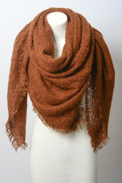 mohair blanket scarf