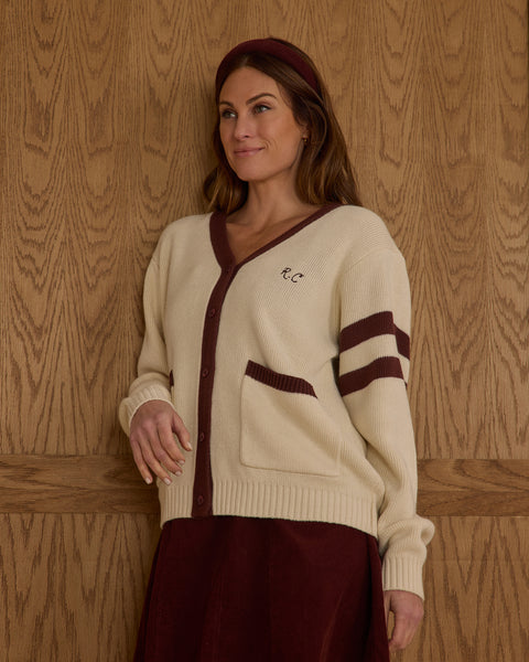 women's collegiate cardigan