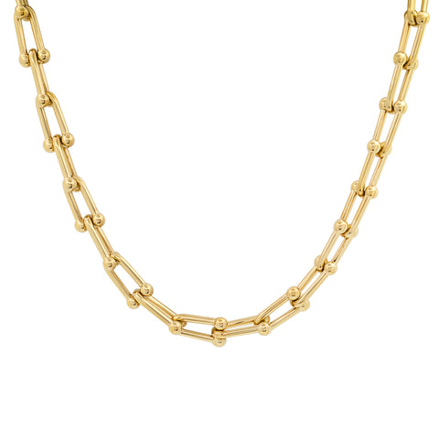 horseshoe chain necklace