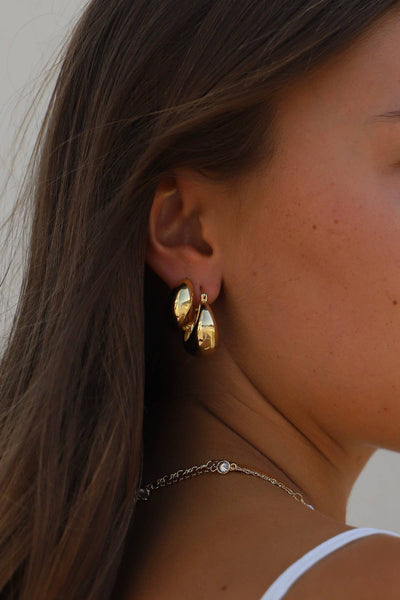 coco chunky hoop earrings