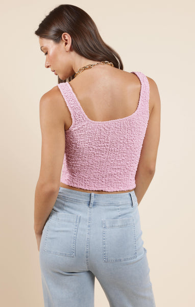 sweet wine knit tank