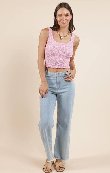 sweet wine knit tank