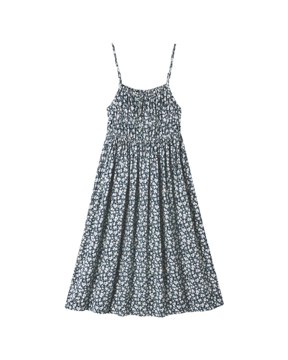 delia linen dress Vitamin A Women's Delia Dress - In Bloom Colorblock EcoLinen