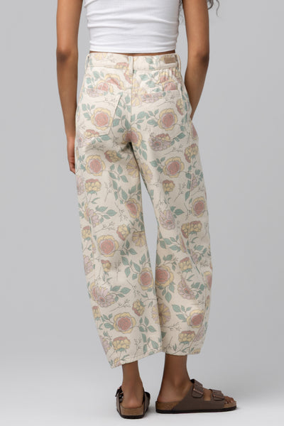 flower crown jeans