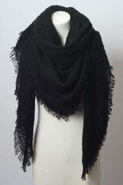 mohair blanket scarf