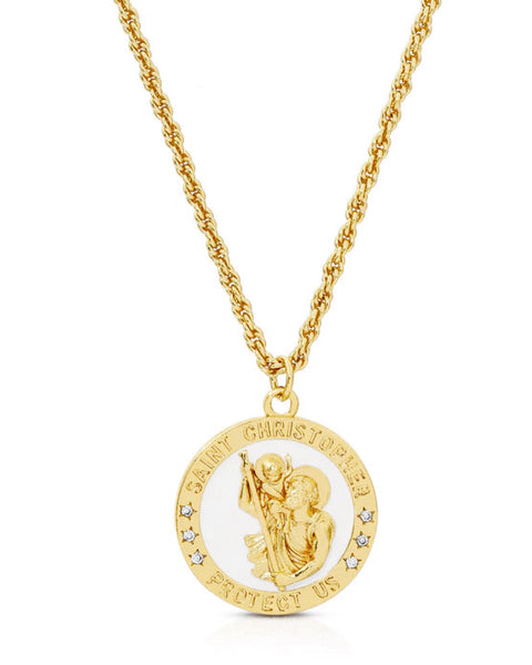 saint christopher necklace