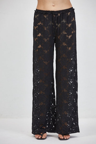 chantilly lace pants