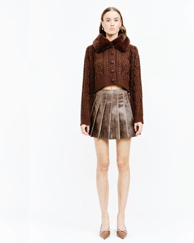 angie brown cardigan