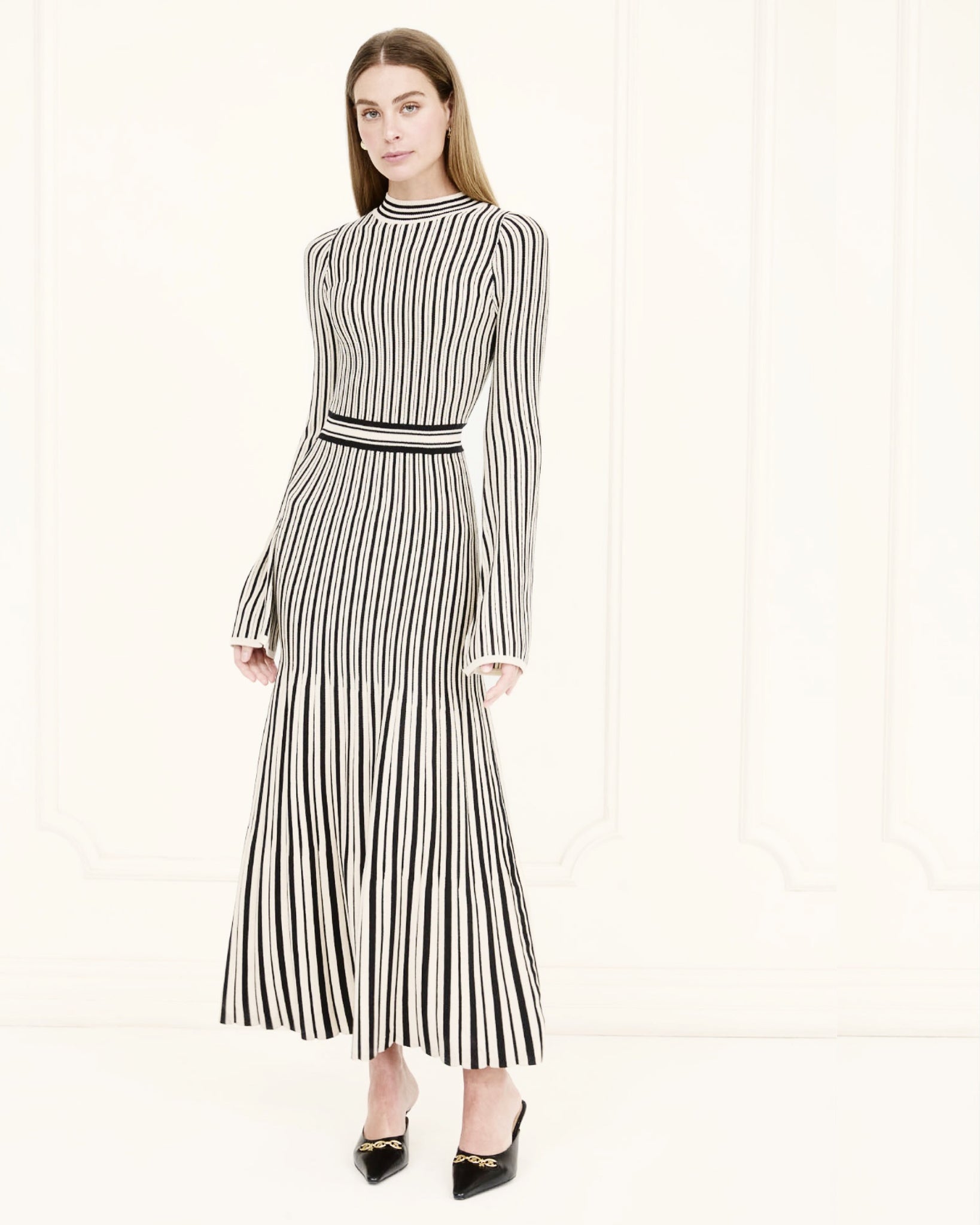 lurex midi dress