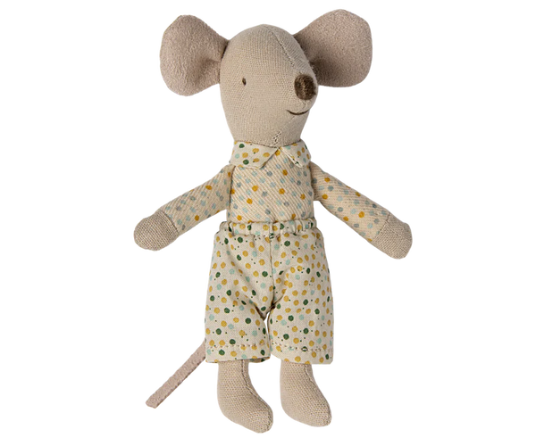 maileg little brother mouse in matchbox bed