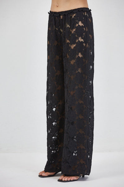 chantilly lace pants