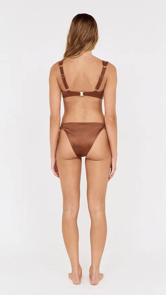 nala gathered side bikini bottom
