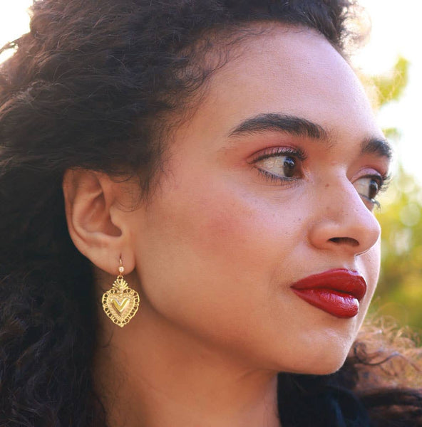 flame of love earrings
