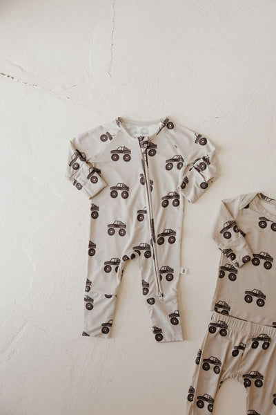 monster truck pajamas