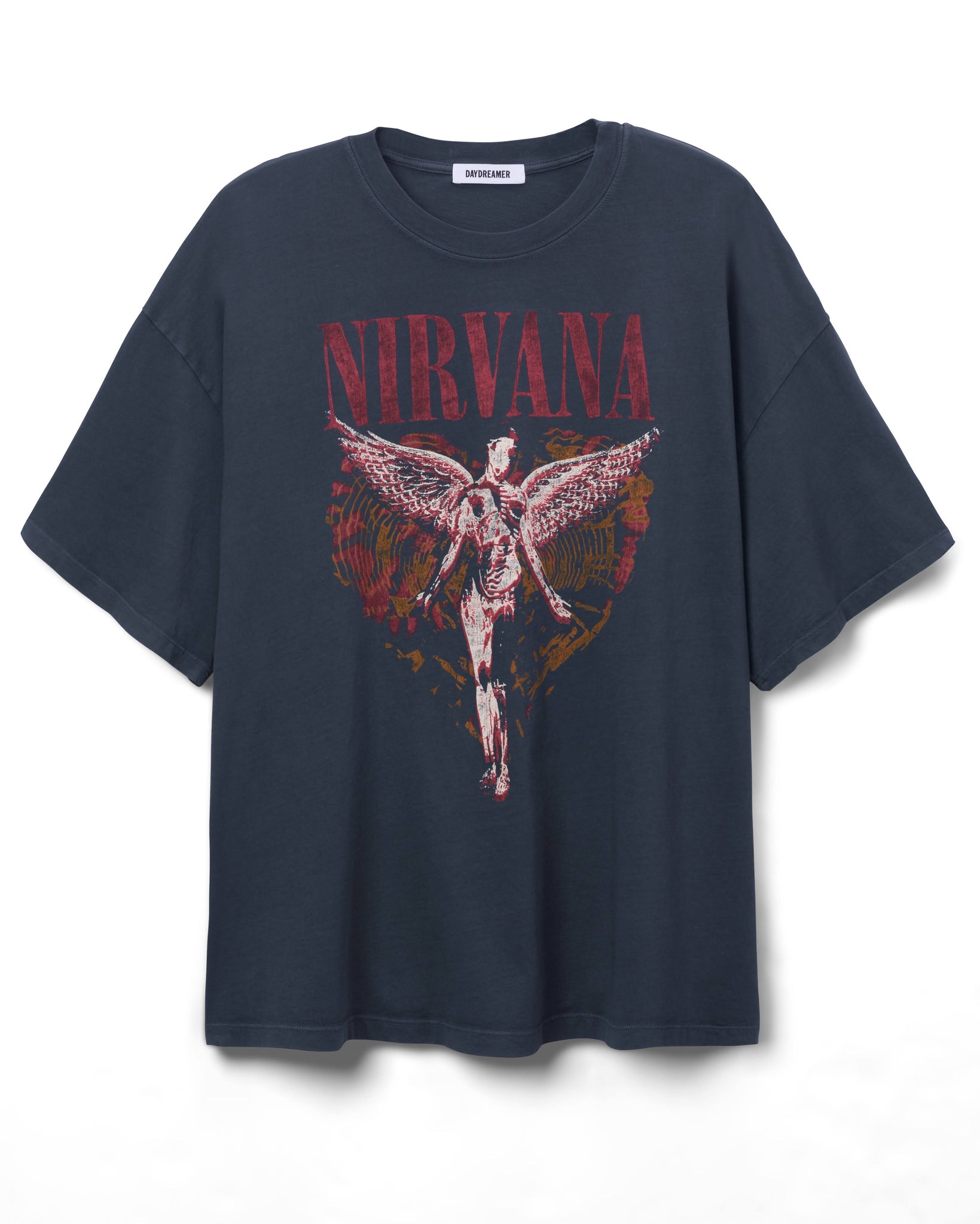 nirvana trippy heart tee