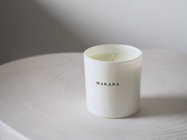 white pearl tuberose candle
