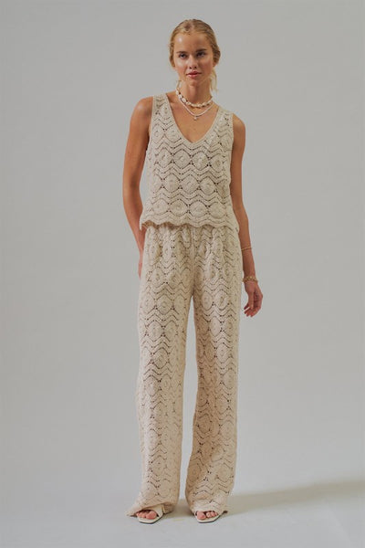 sunset crochet pants