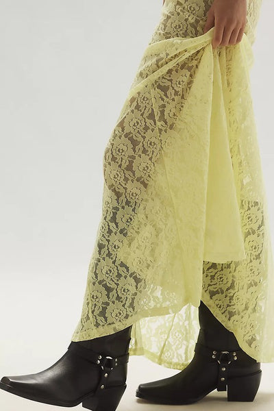 lace sheer skirt