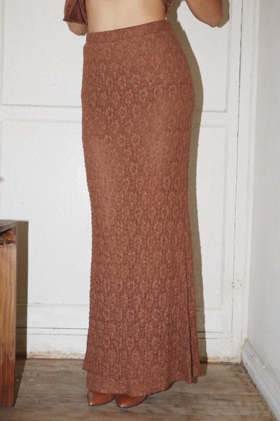 lace maxi skirt