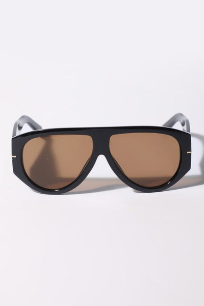 aviator shield sunglasses