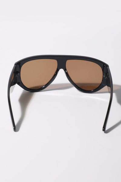 aviator shield sunglasses