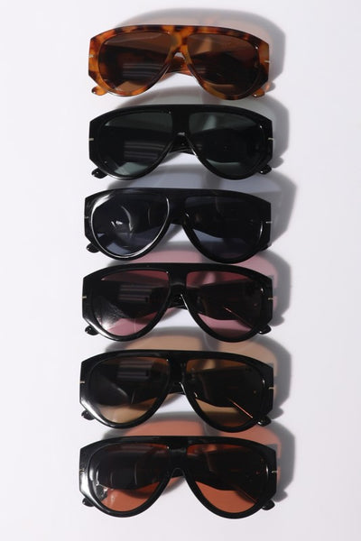 aviator shield sunglasses
