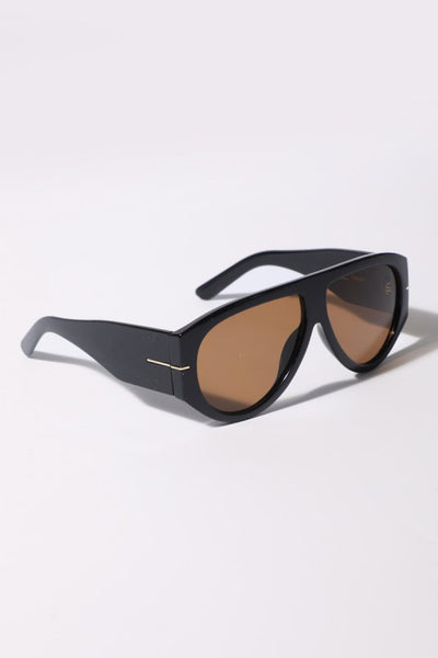 aviator shield sunglasses