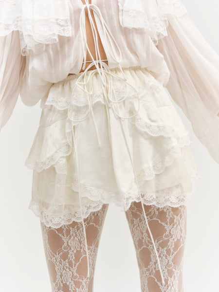 jeanne jacquard mini skirt