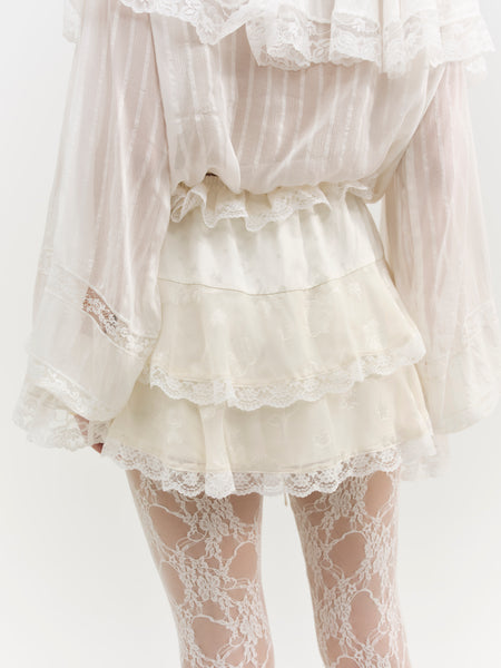 jeanne jacquard mini skirt