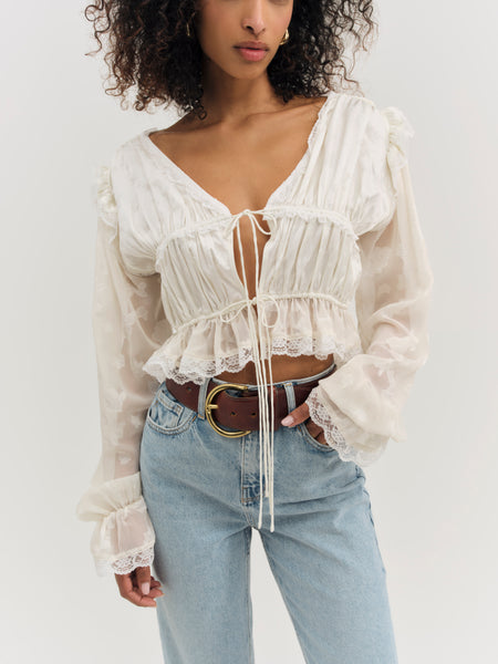 jeanne jacquard top