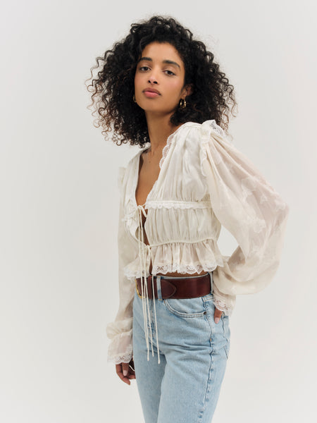 jeanne jacquard top