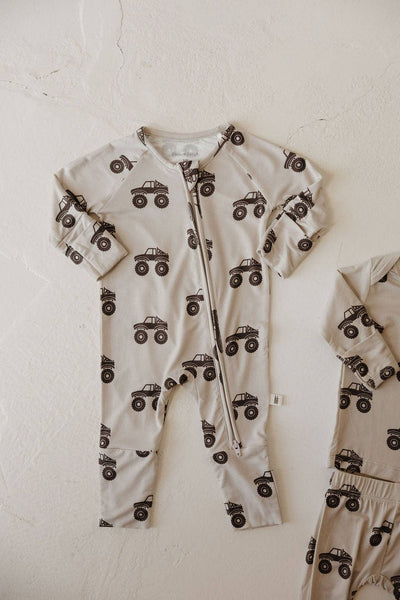 monster truck pajamas
