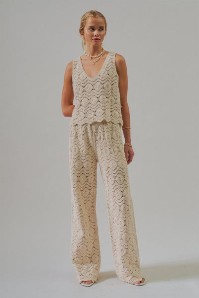 sunset crochet pants