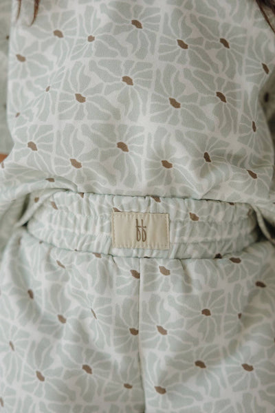 floral shorts set