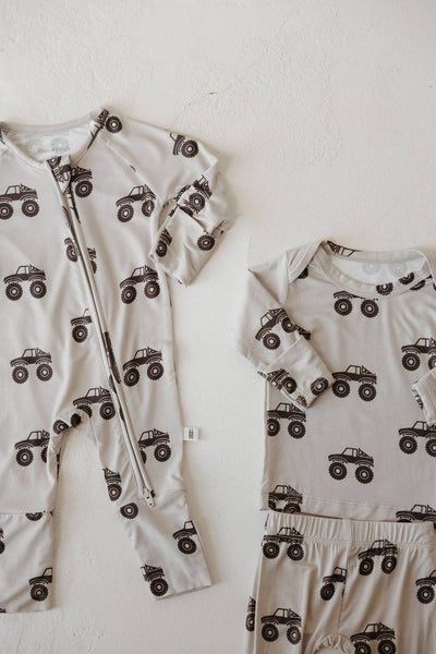 monster truck pajamas