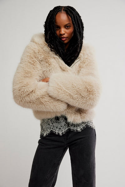 louder please fur jacket
