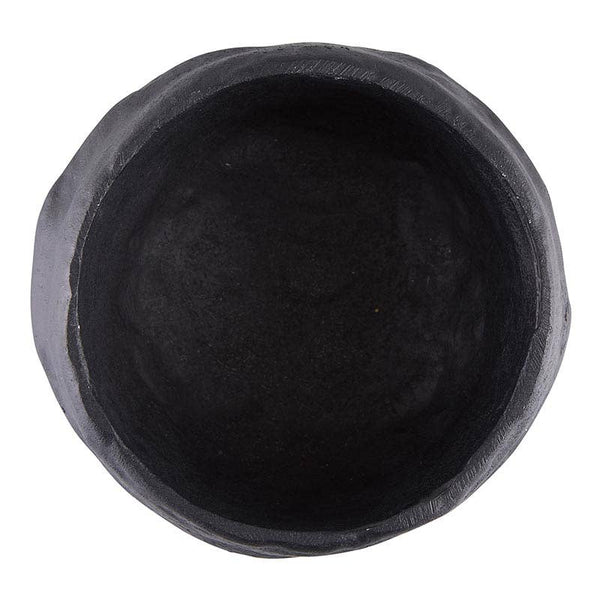 Paper Mache Bowl - Black