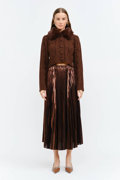 angie brown cardigan