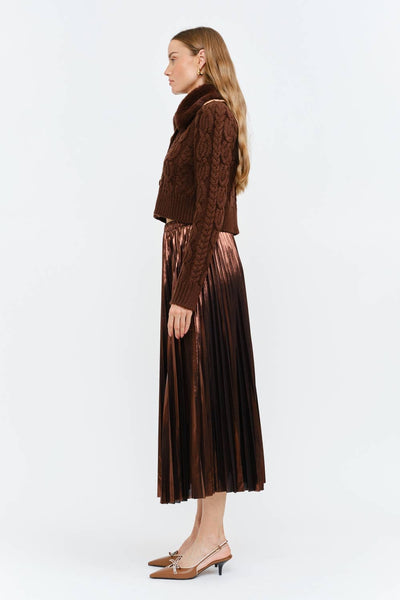angie brown cardigan