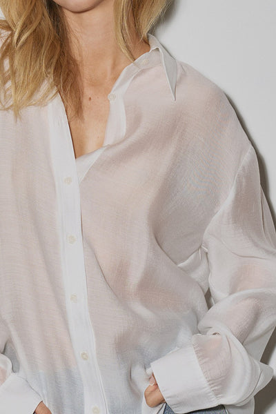 sheer button up