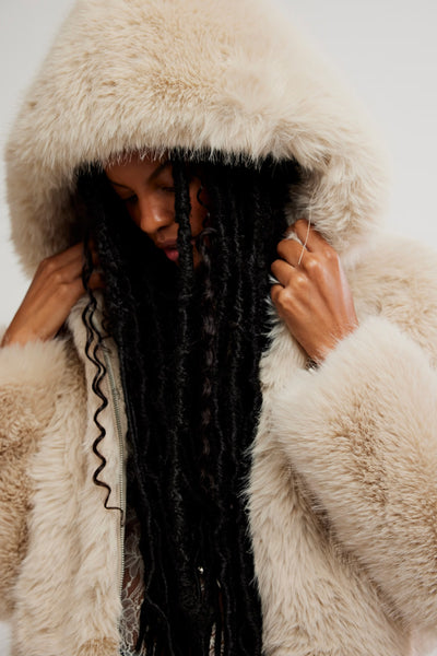 louder please fur jacket