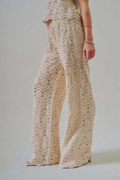 sunset crochet pants