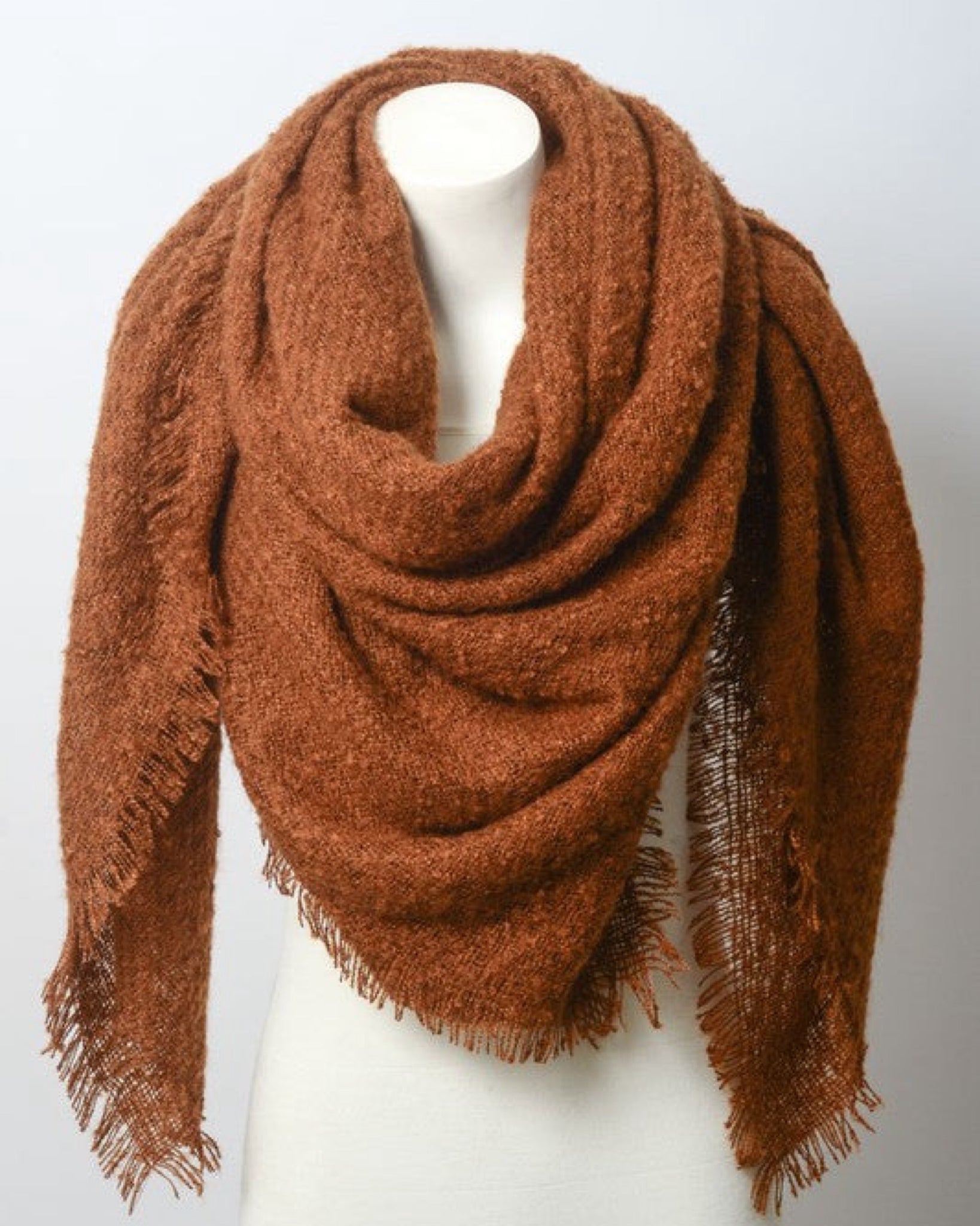 mohair blanket scarf