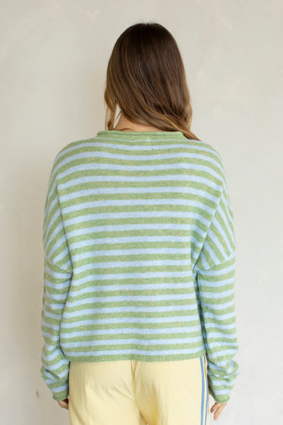 striped piper cardigan
