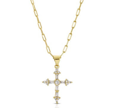 princess cross necklace